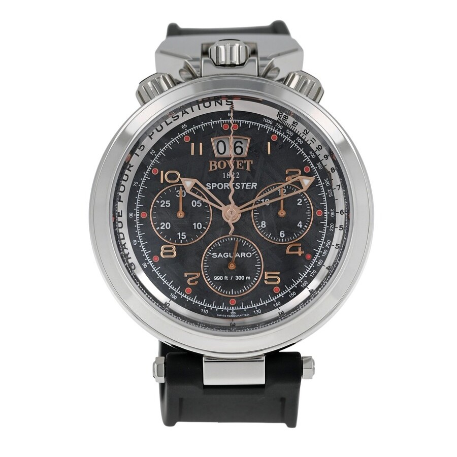Bovet Sportster Chronograph Automatic Black Dial Mens Watch SP0485-MA