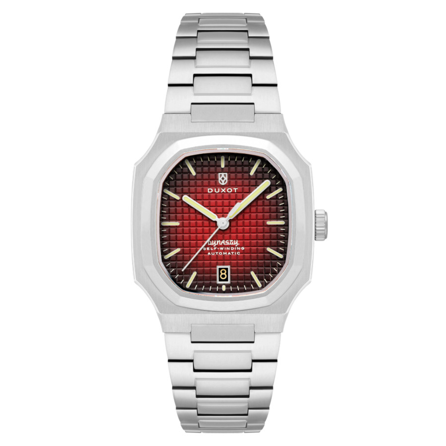 Duxot Colmar Automatic Red Dial Mens Watch DX-2069-11 159$
