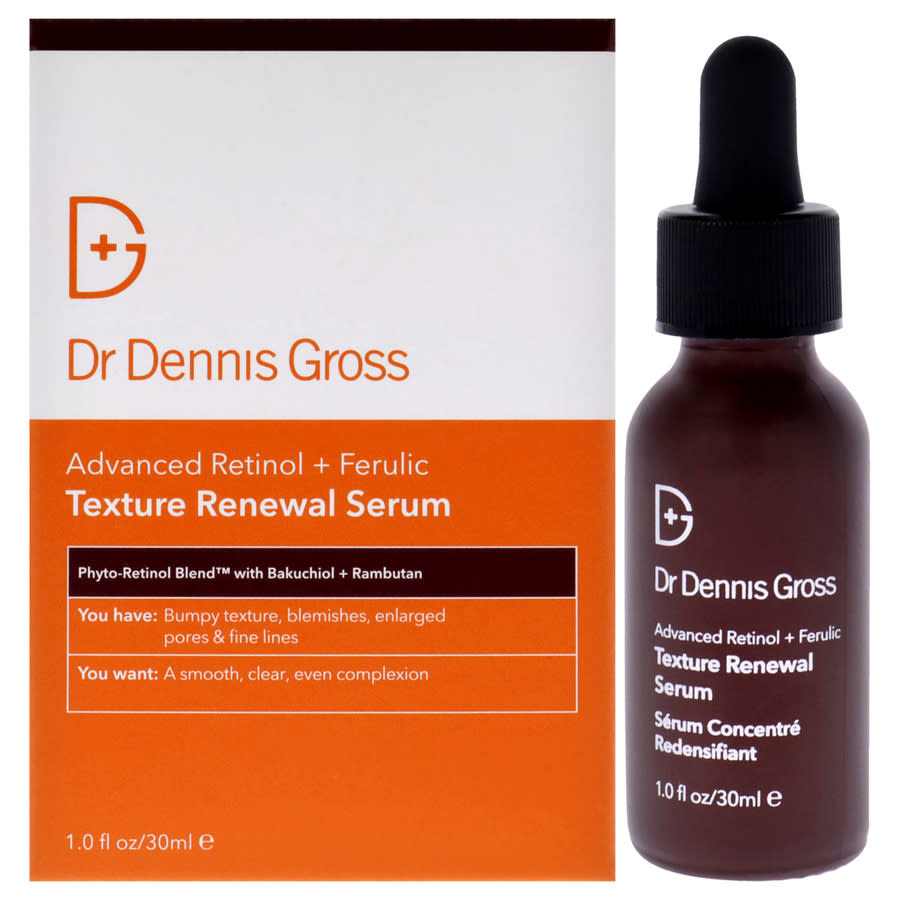 Dr Dennis Gross Advanced Retinol Plus Ferulic Texture Renewal Serum 1 oz Skin Care 695866572282 49$