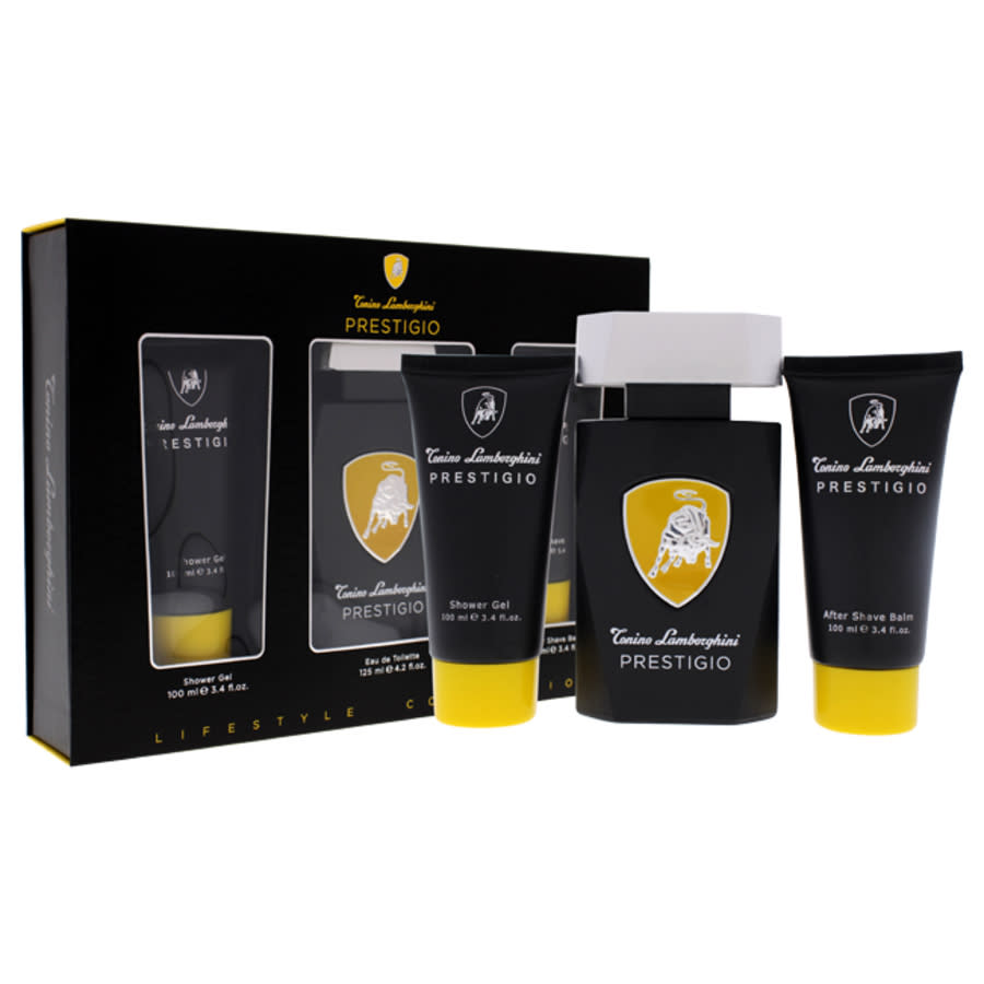 Prestigio by Tonino Lamborghini for Men - 3 Pc Gift Set 42oz EDT Spray 34oz Shower Gel 34oz After Shave Balm 20$
