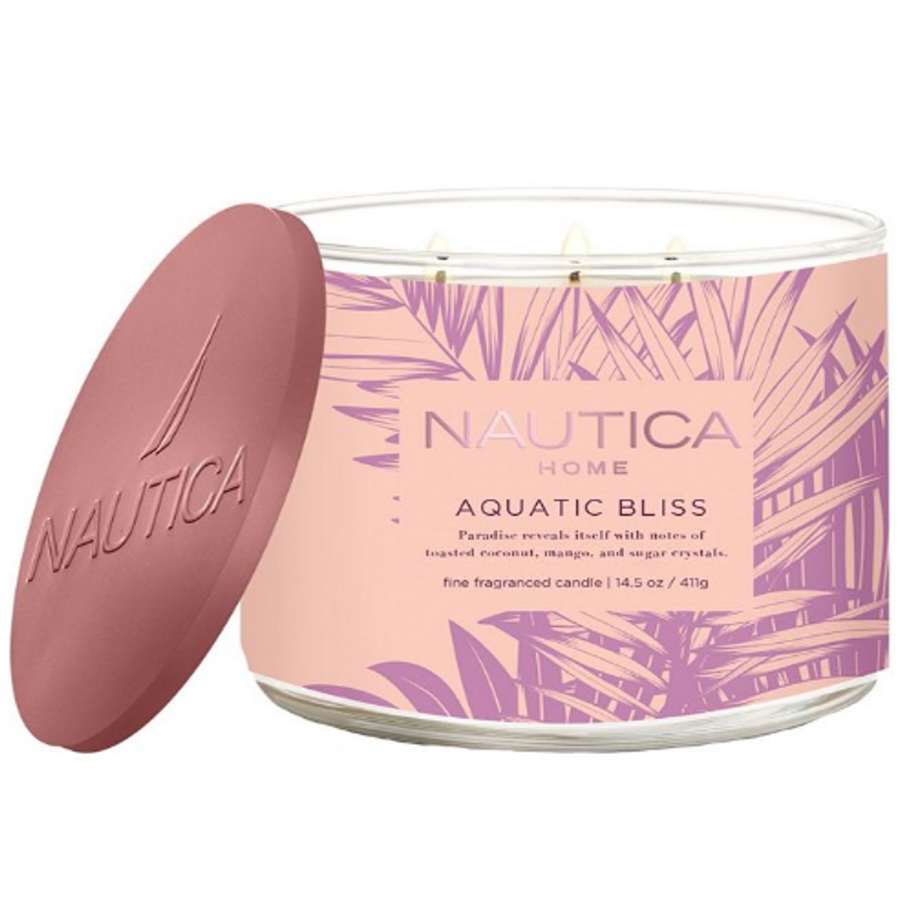Nautica Unisex Aquatic Bliss 411g Scented Candle 810044121889 21$