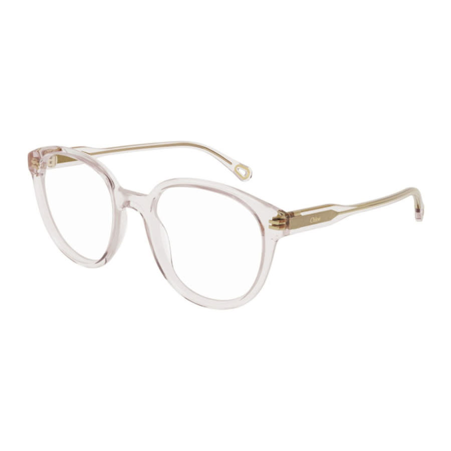Chloé CH0127O004 Acetate Round-Frame Eyeglasses — Pink