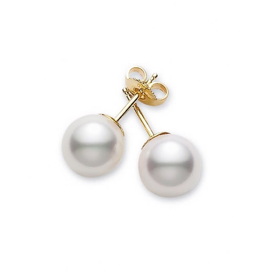 Mikimoto Mikimoto White Akoya 5-55mm A Pearl Studs - PES501K 510$