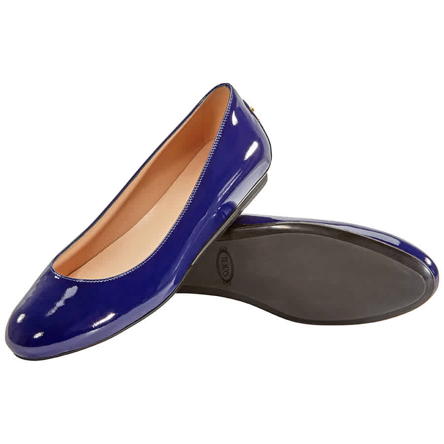 Tods Womens Ballerina Flats in Violet | eBay