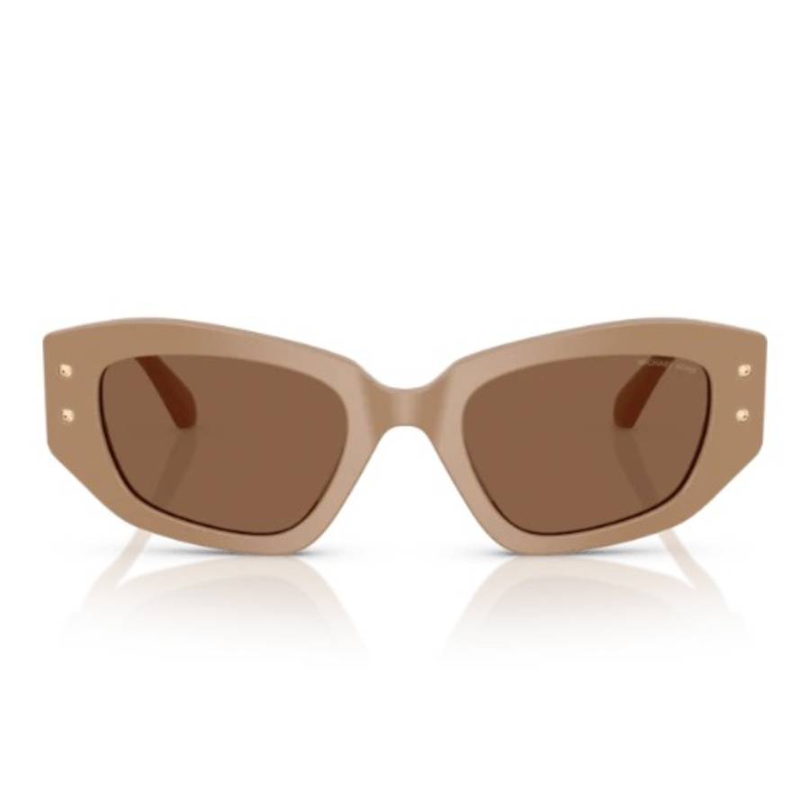 Michael Kors Le Praz Brown Cat Eye Ladies Sunglasses MK2234B 355573 50