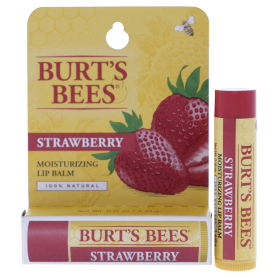 Burts Bees Unisex Moisturizing Lip Balm 015 oz Strawberry Skin Care 792850897694 10$