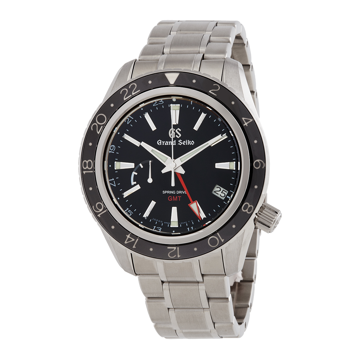 Pre-owned Grand Seiko Sport Black Dial Mens Watch SBGE201 4284$