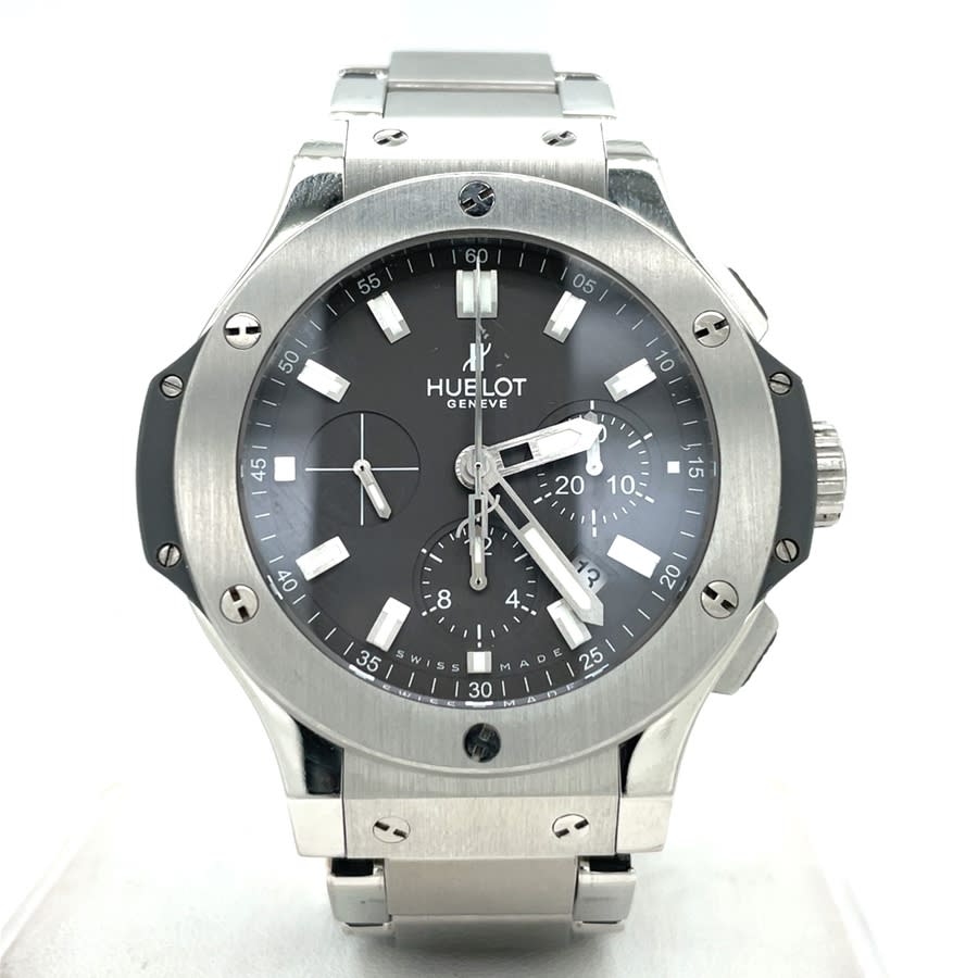 Pre-owned Hublot Big Bang Chronograph Black Dial Mens Watch 301.ST.5020.GR