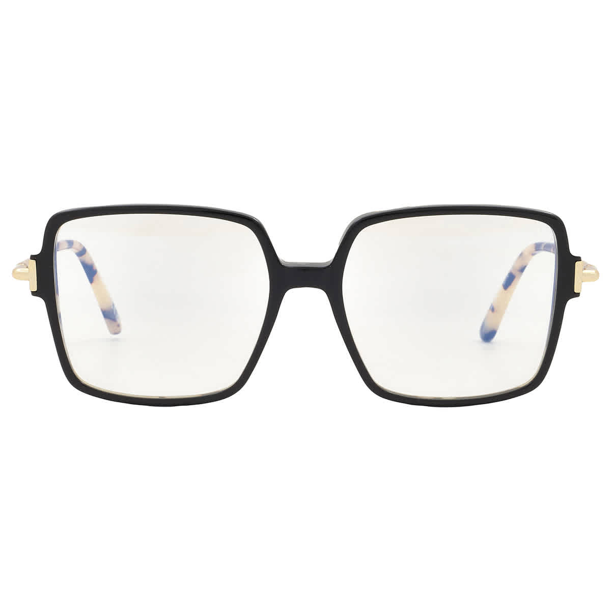 Tom Ford Blue Light Block Square Ladies Eyeglasses FT5915-B 005 53 133$