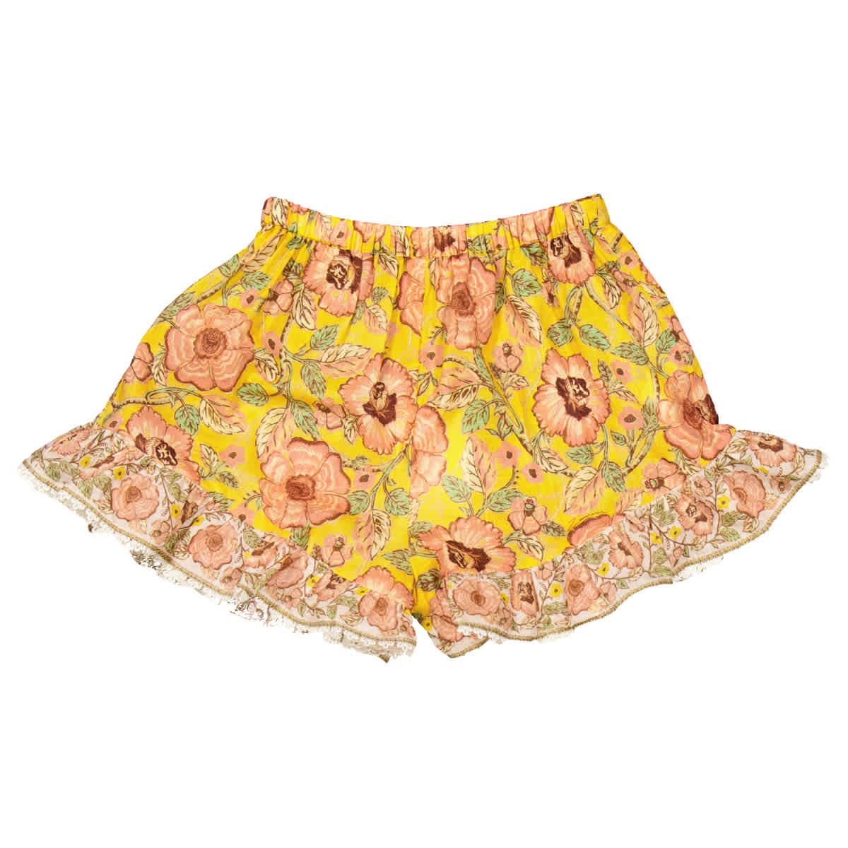 Zimmermann Girls Floral Print Junie Frill Shorts, Size 8Y | eBay
