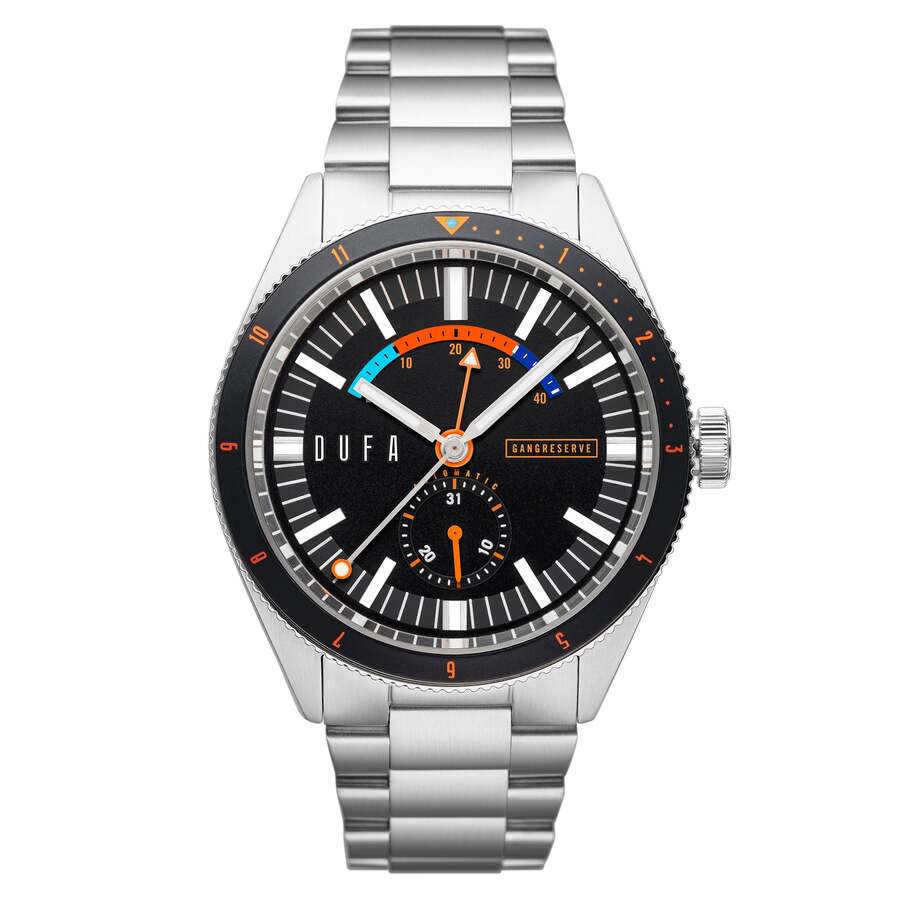 Dufa Freitaucher Black Dial Mens Watch DF-9038-55