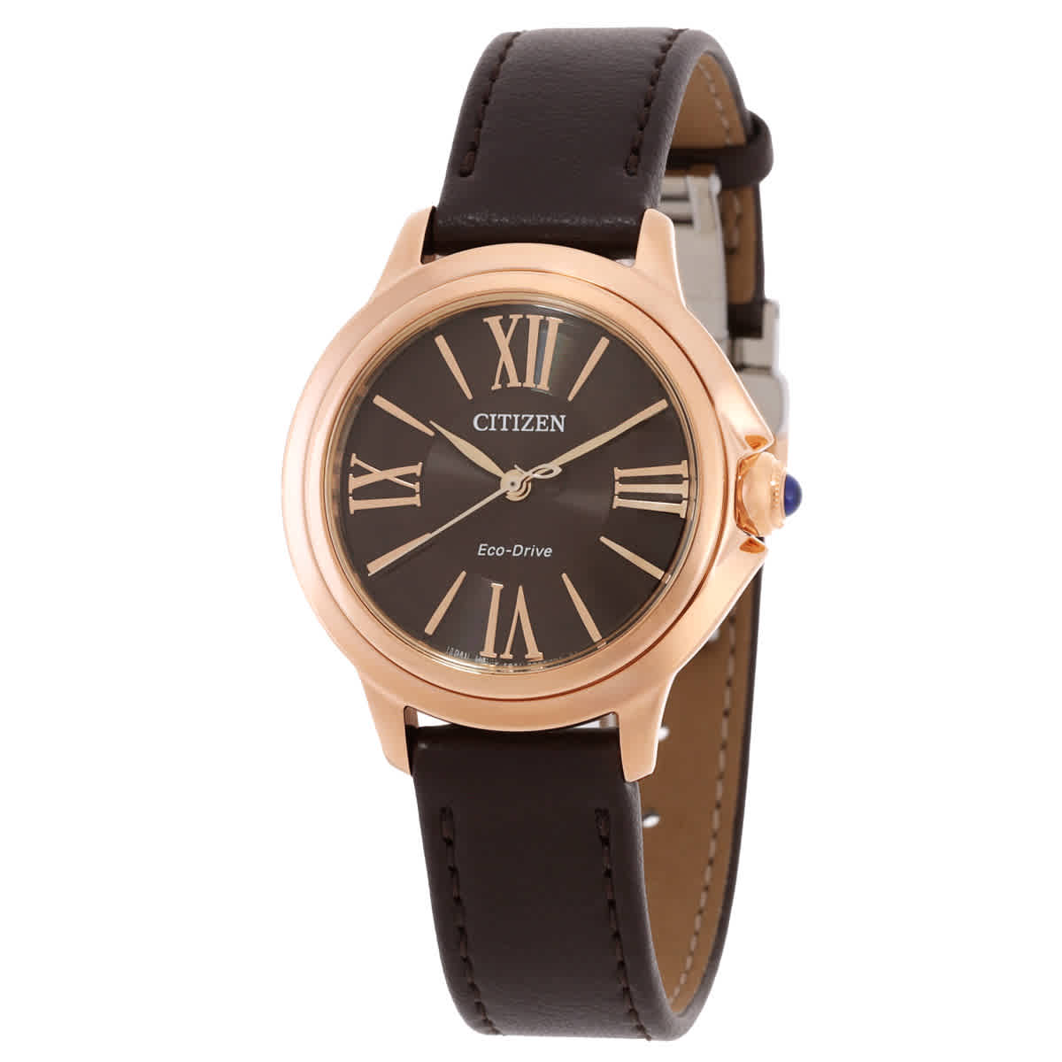 Citizen L Ceci Eco-Drive Brown Dial Ladies Watch EM1163-09X 240$