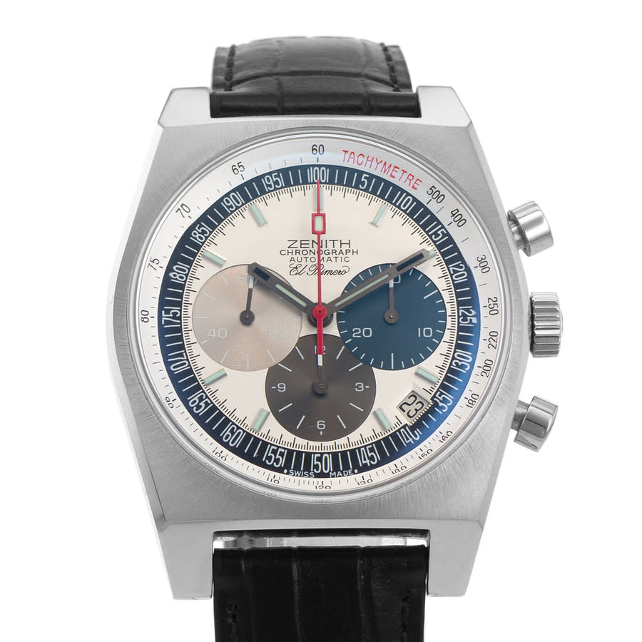 Pre-owned Zenith El Primero Vintage 1969 Chronograph Automatic White Dial Mens Watch 031969469 6595$