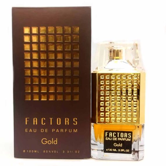 Efolia Mens Factors Gold EDP 3.4 oz Fragrances 6291106902334