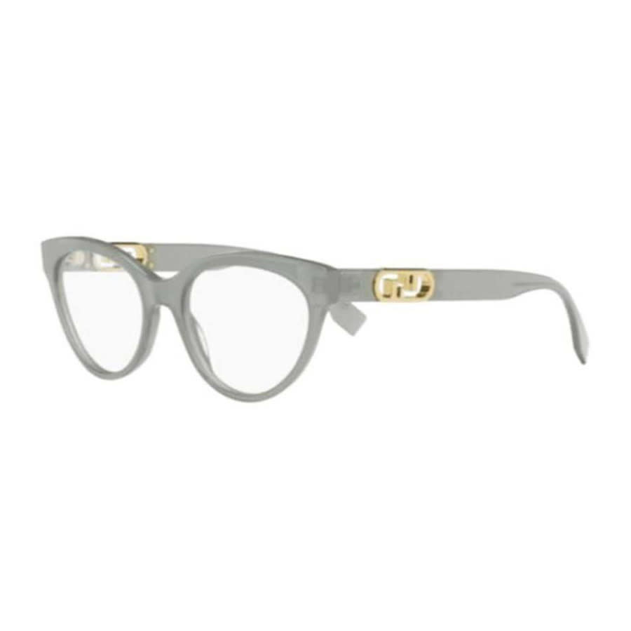 Fendi Ladies Black Cat Eye Eyeglass Frames FE50066I 095