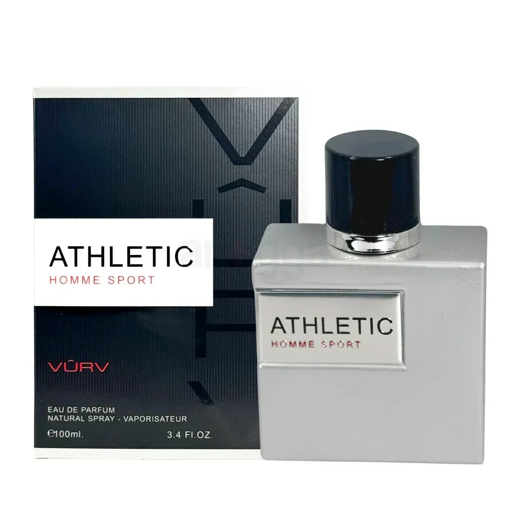 Vurv Mens Athletic Homme Sport EDP Spray 3.4 oz Fragrances 6290362342342