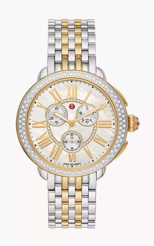 Michele Serein Chronograph Quartz Diamond Ladies Watch MWW21A000069 2155$
