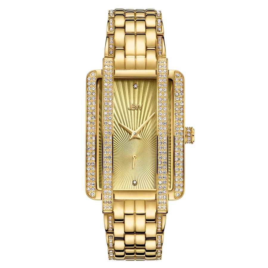 JBW Mink Gold Dial 18kt Gold-plated Ladies Watch J6358B 298$