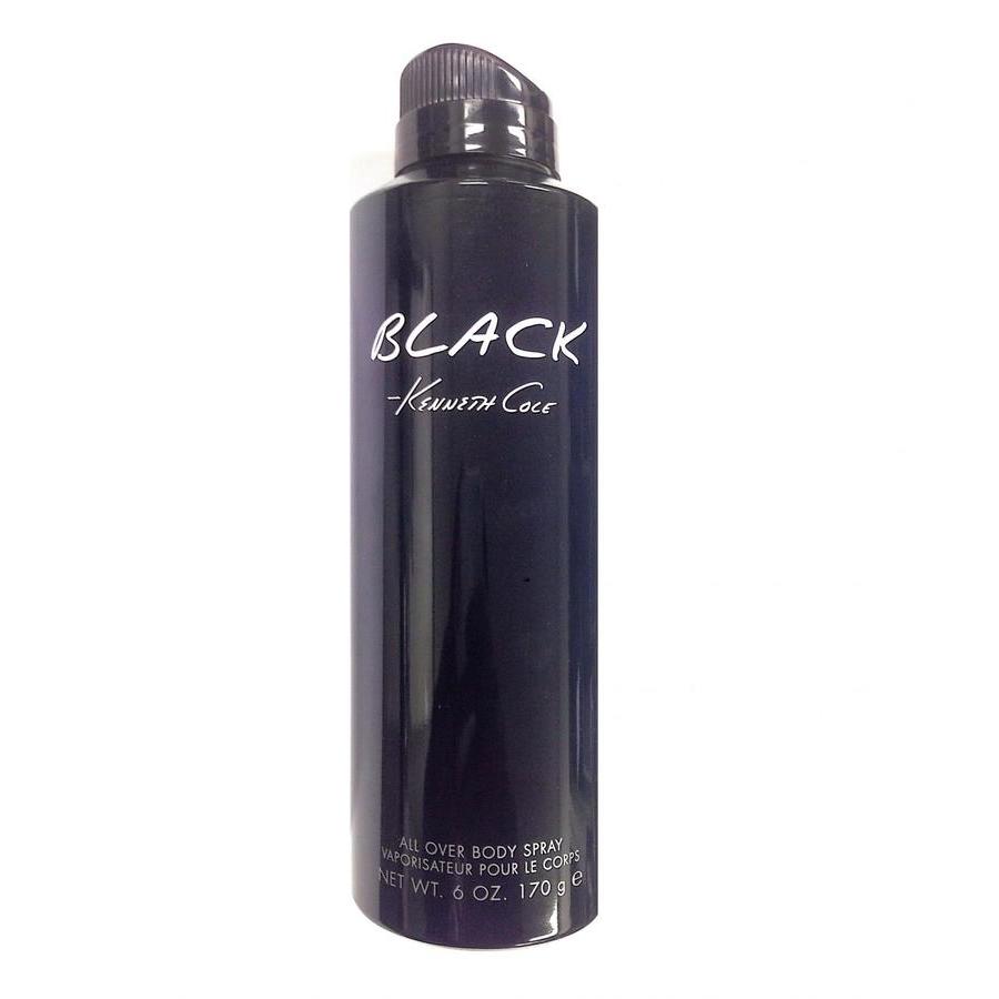 Kenneth Cole Mens Black Deodorant Body Spray 6 oz Fragrances 608940557648
