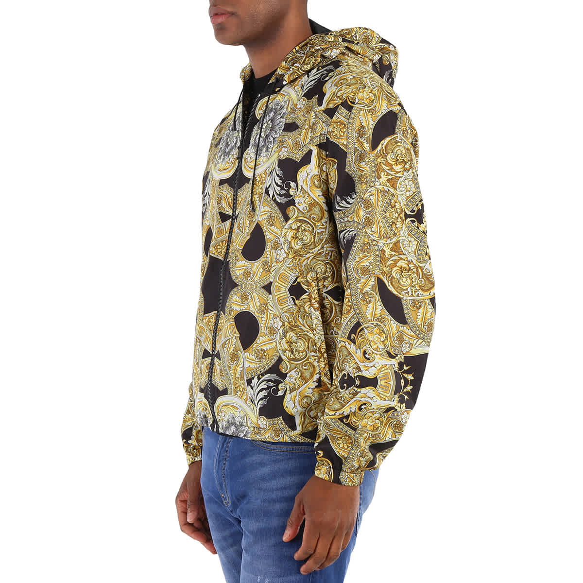 Versace Men's Baroque Print Nylon Jacket | eBay