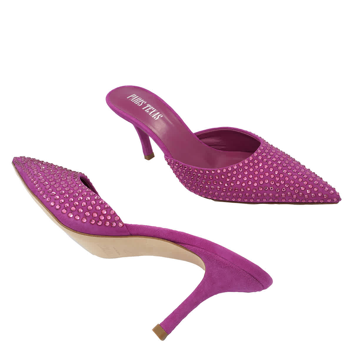 Ladies pink mules sale