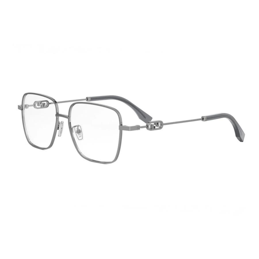 Fendi FE 50102F Asian Fit 012 Men's Glasses Silver Size 54 - Free Lenses - Blue Light Block Available