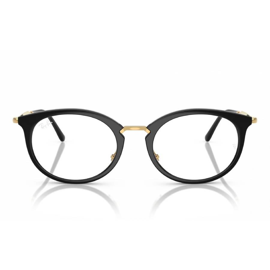 Ray-Ban Rb7255 Optics Eyeglasses Arista Gold Frame Clear Lenses Polarized 51-20