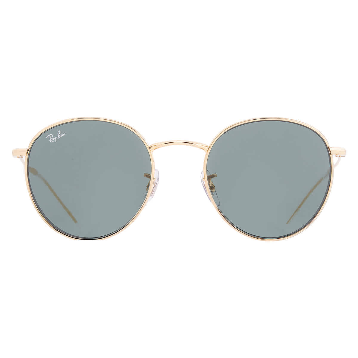 Ray-Ban Unisex Sunglass Round Reverse -  Frame color: Arista Gold, Lens color: Dark Green
