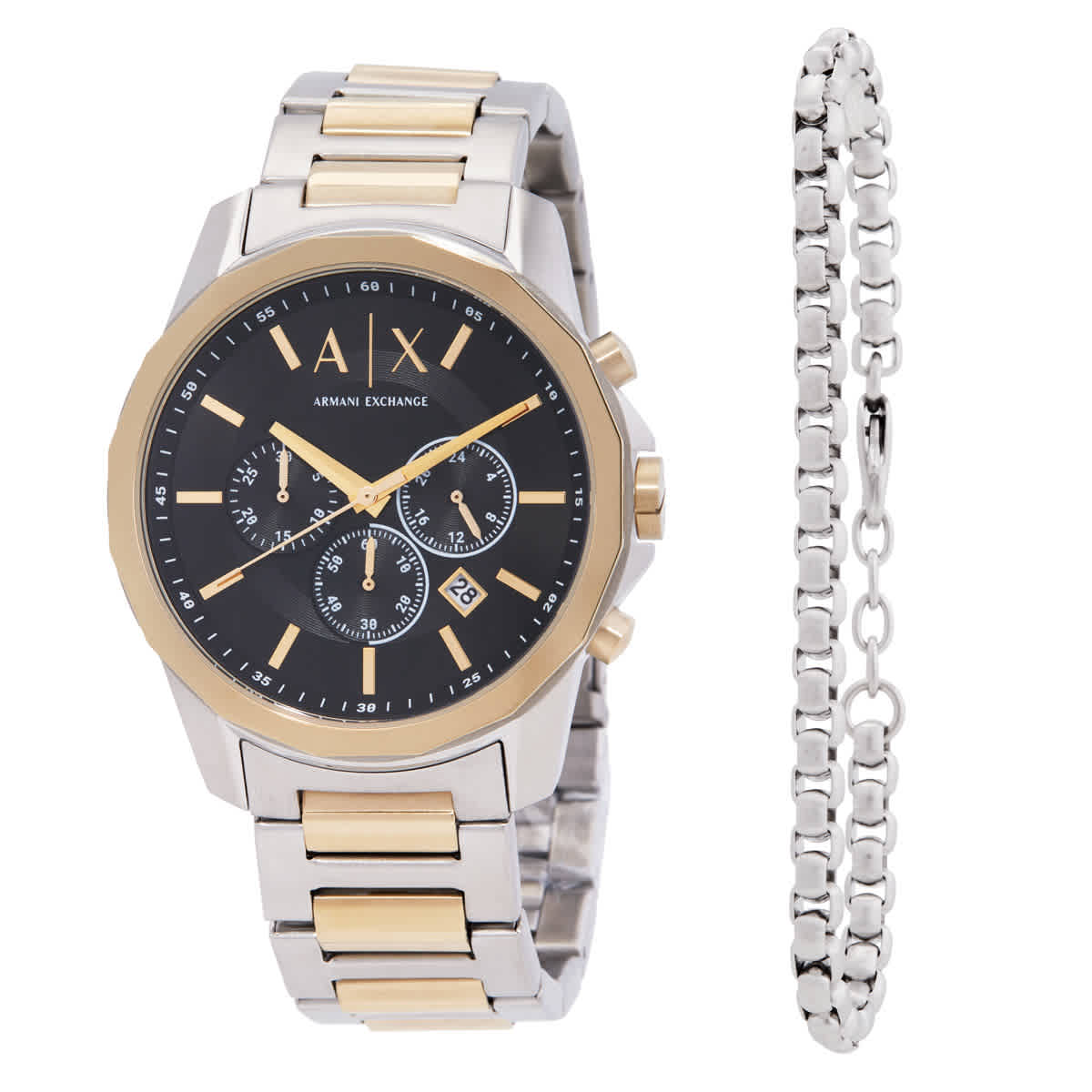 Armani Exchange Banks Chronograph Quartz Black Dial Men's Watch