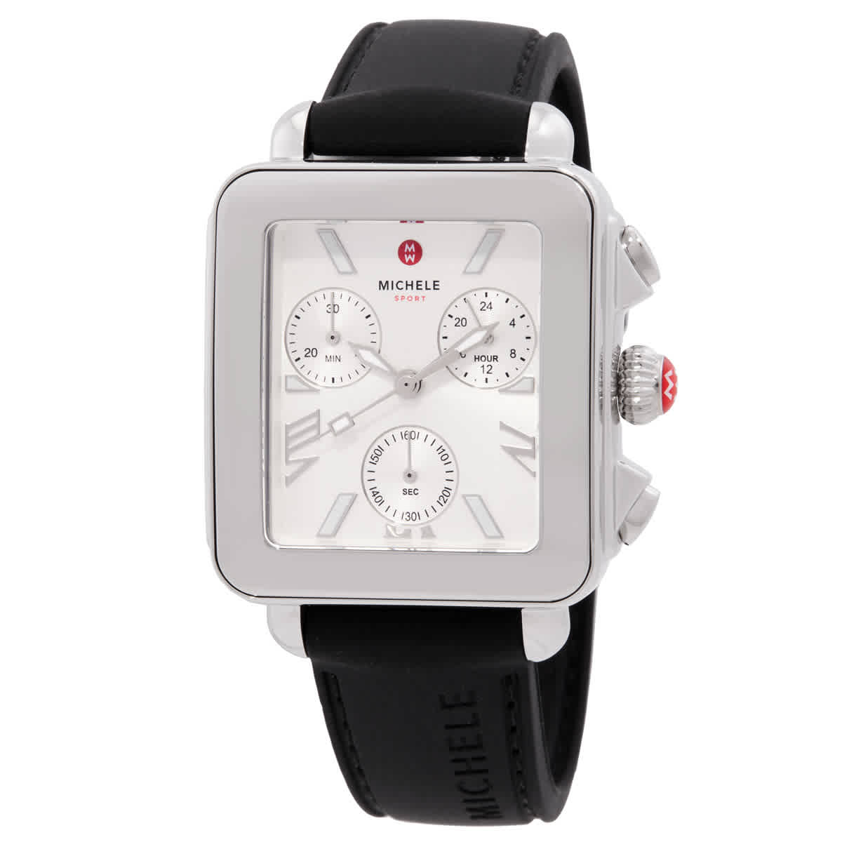 Michele Deco Sport Chronograph Quartz Silver Dial Ladies Watch MWW06K000071 371$