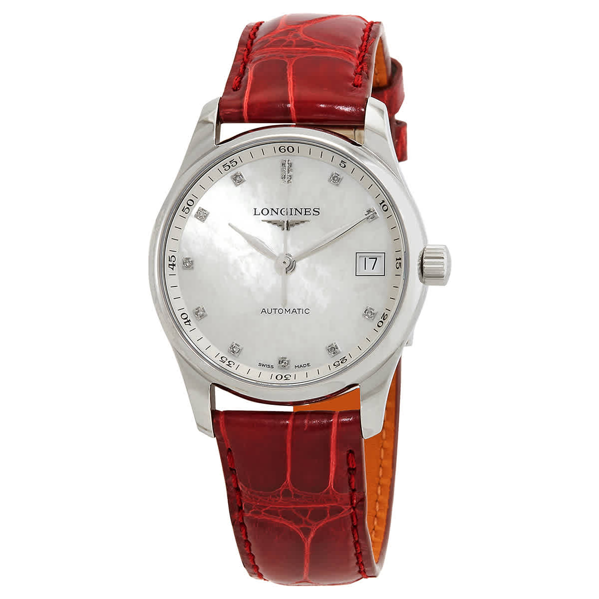 Longines Master Automatic Diamond White Dial Ladies Watch L23574872 2115$