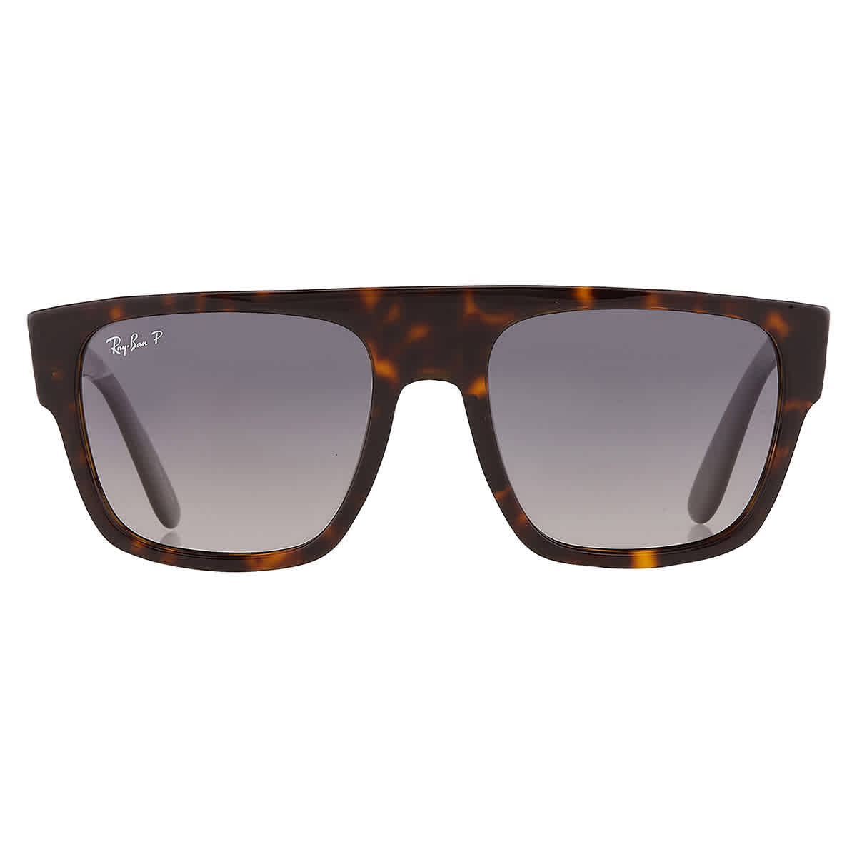 Ray Ban Drifter Polarized Grey Gradient Browline Unisex Sunglasses RB0360S 902/M3 57