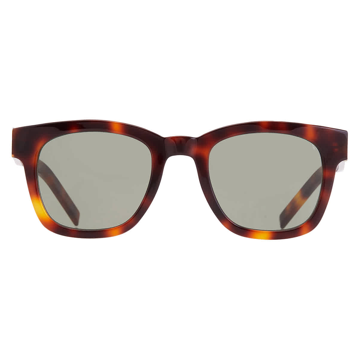 Saint Laurent Green Square Unisex Sunglasses SL M124 002 49