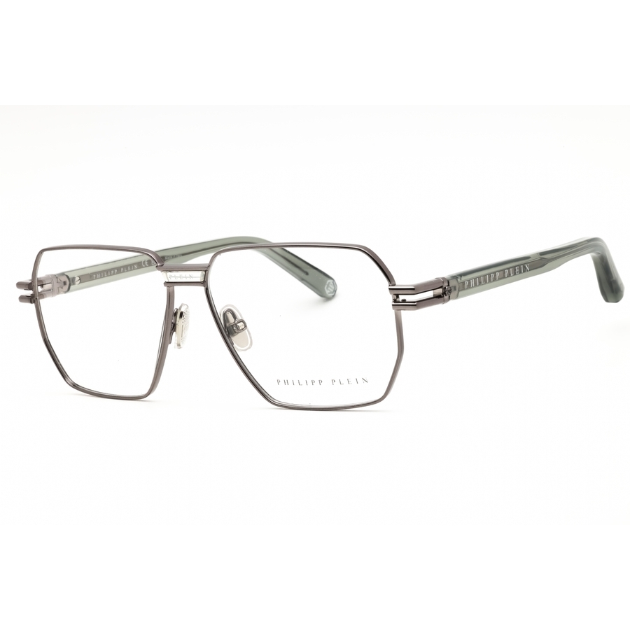 Philipp Plein Demo Rectangular Mens Eyeglasses VPP114M 0509 58