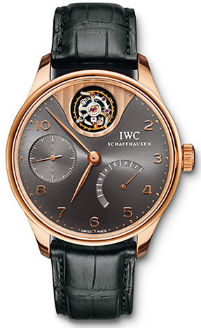 Pre-owned IWC Portuguese Grey Dial Mens Watch IW5042-10 31818$