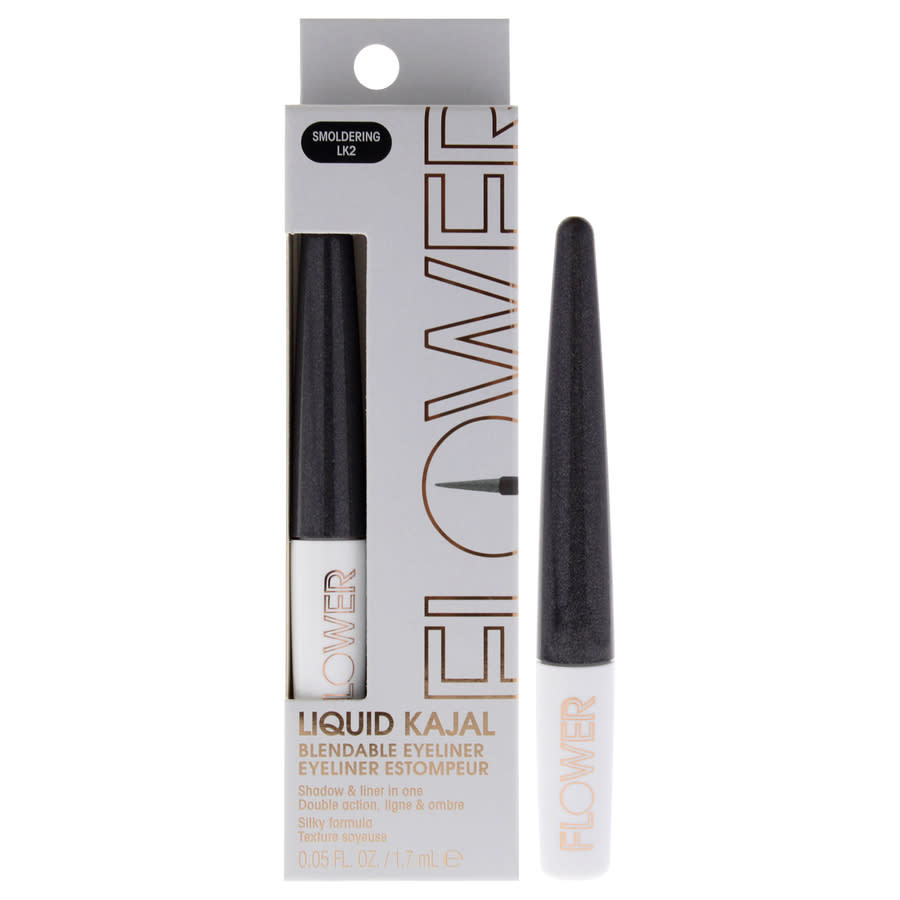 Flower Beauty Ladies Liquid Kajal Blendable Eyeliner 005 Oz Lk2 Smoldering Makeup 840797126213 10$