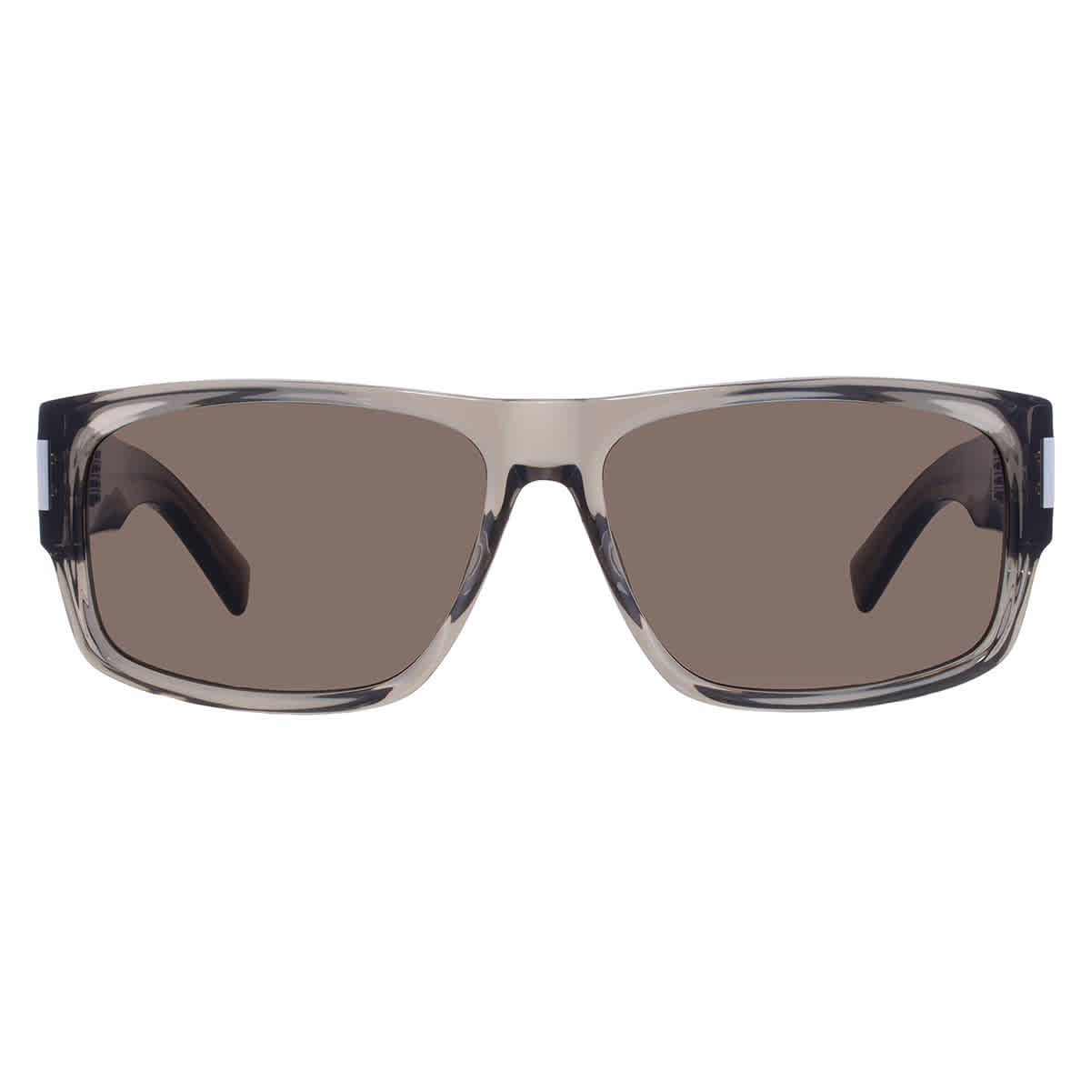 Saint Laurent Grey Rectangular Mens Sunglasses SL 689 004 59