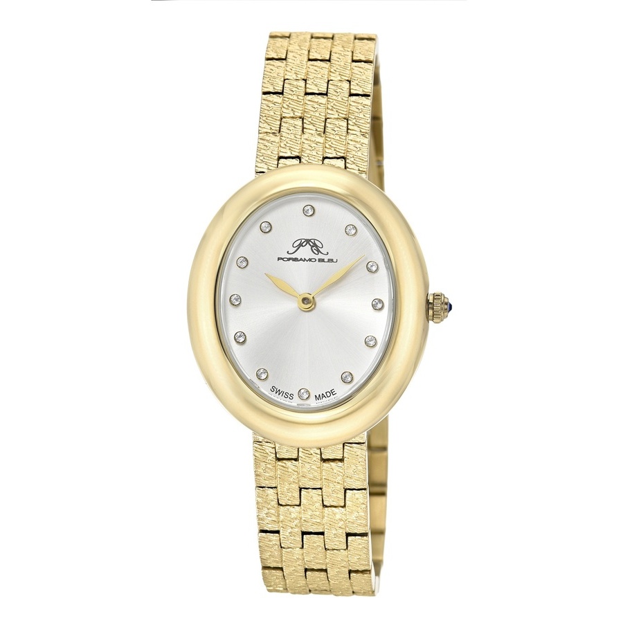 Porsamo Bleu Angelica Quartz Silver Sunray Dial Ladies Watch 1343BANS