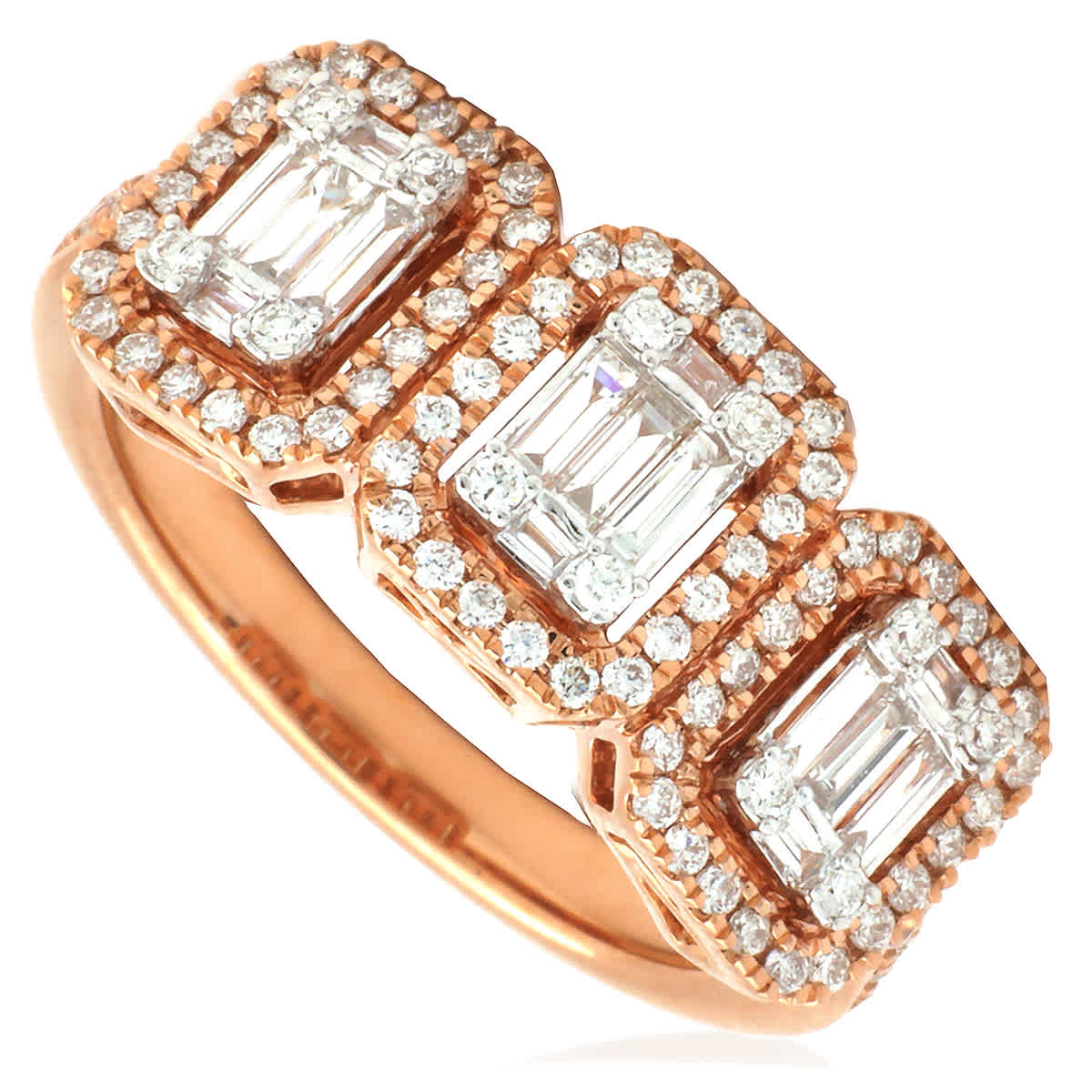Salvini Magia Rose Gold 065 CT Diamond Ring Size 13 1238$