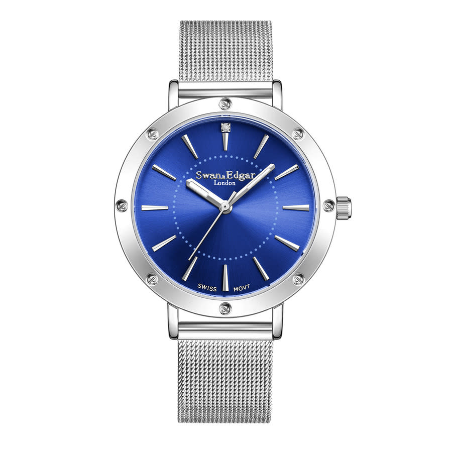 Swan Edgar Yacht Quartz Blue Dial Ladies Watch SEL021 115$