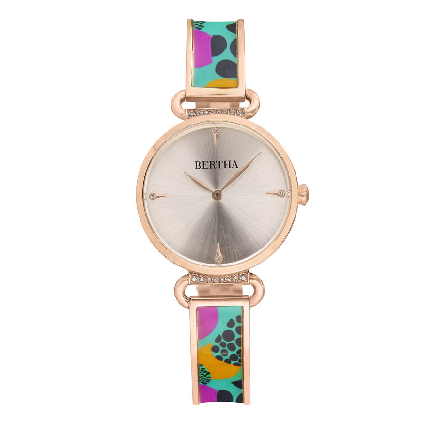 Bertha Katherine Quartz Crystal Rose Gold Dial Ladies Watch BTHBS1304 180$
