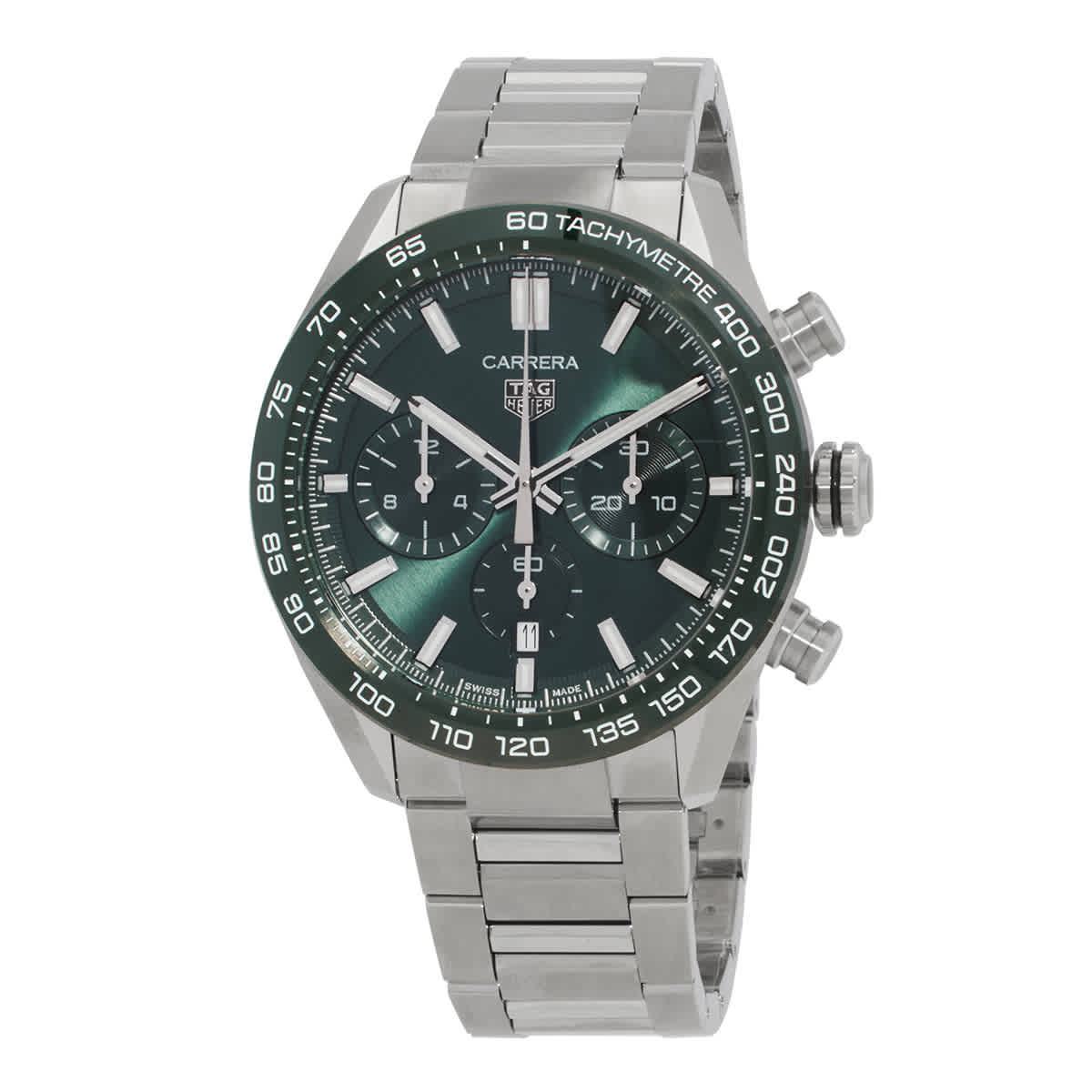Tag Heuer Carrera Chronograph Automatic Green Dial Unisex Watch CBN2A1N-BA0643 6195$
