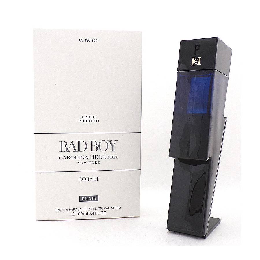 Carolina Herrera Mens Bad Boy Cobalt Elixir EDP Spray 34 oz Tester Fragrances 8411061083758 90$