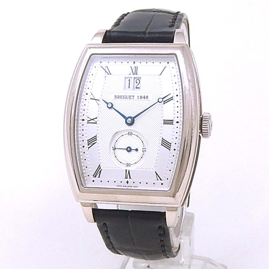 Pre-owned Breguet Heritage Big Date Silver Dial Mens Watch 5480BB12996 13068$
