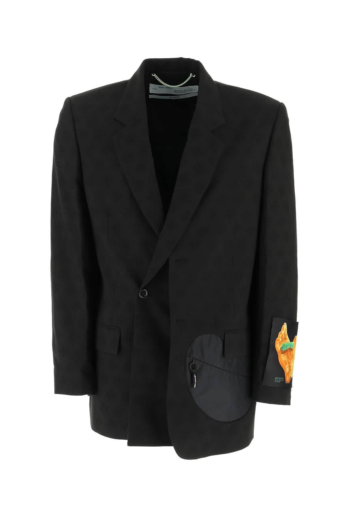 Black / Multi Black Wool Blazer | eBay