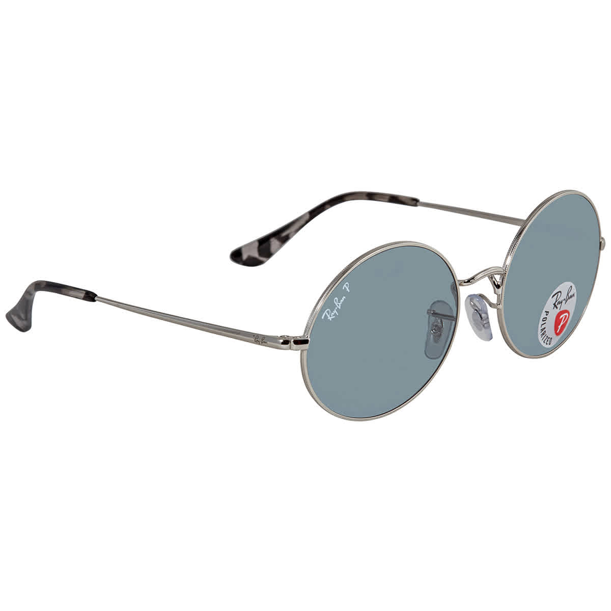 Ray Ban Oval 1970 Polarized Unisex Blue Round Sunglasses Rb1970 9149s2 54 Ebay