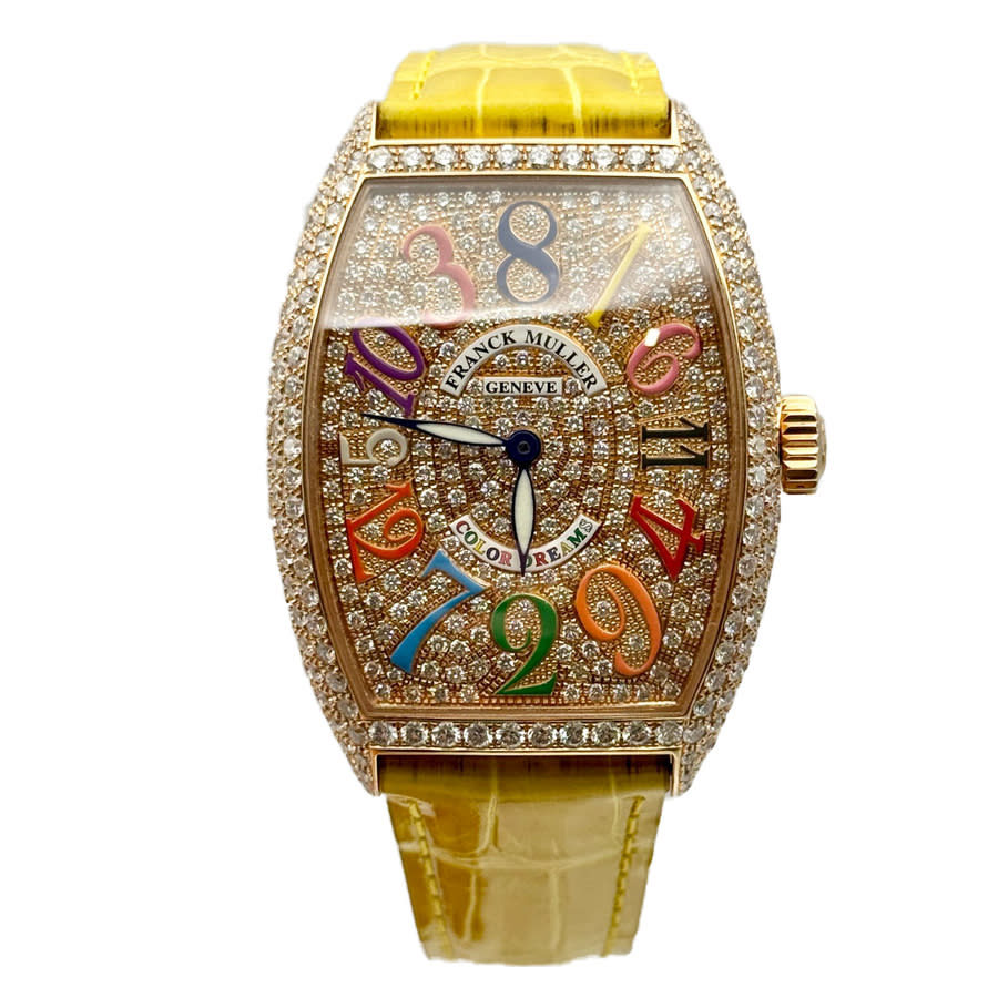 Franck Muller Cintree Curvex Automatic Diamond Ladies Watch 7851 CH COL DRM D CD 18158$