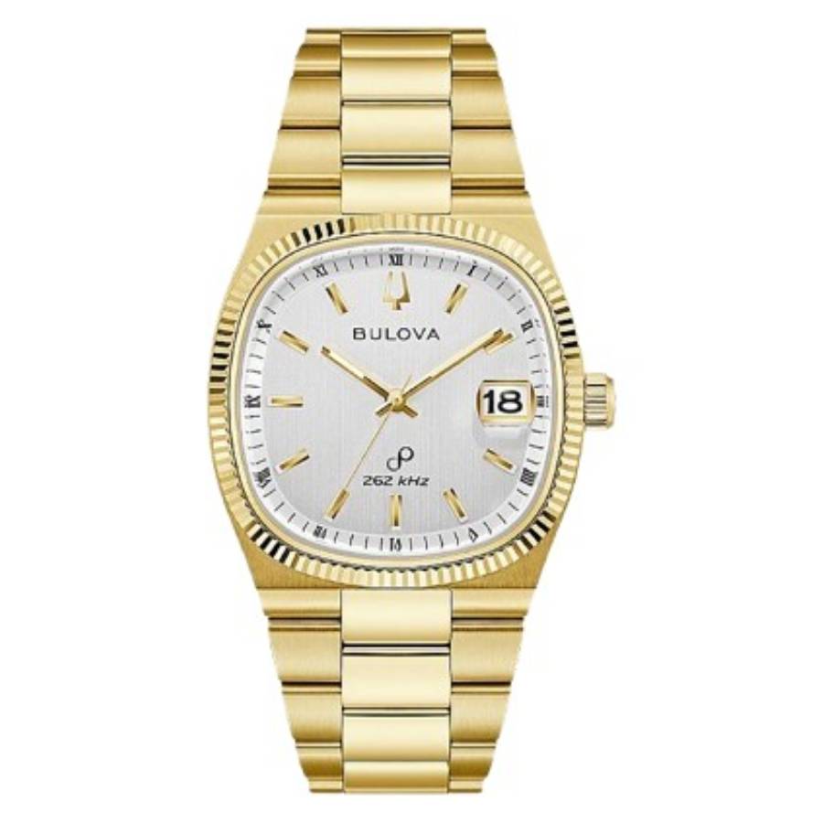 Bulova Super Seville Quartz Silver Dial Mens Watch 97B223 449$
