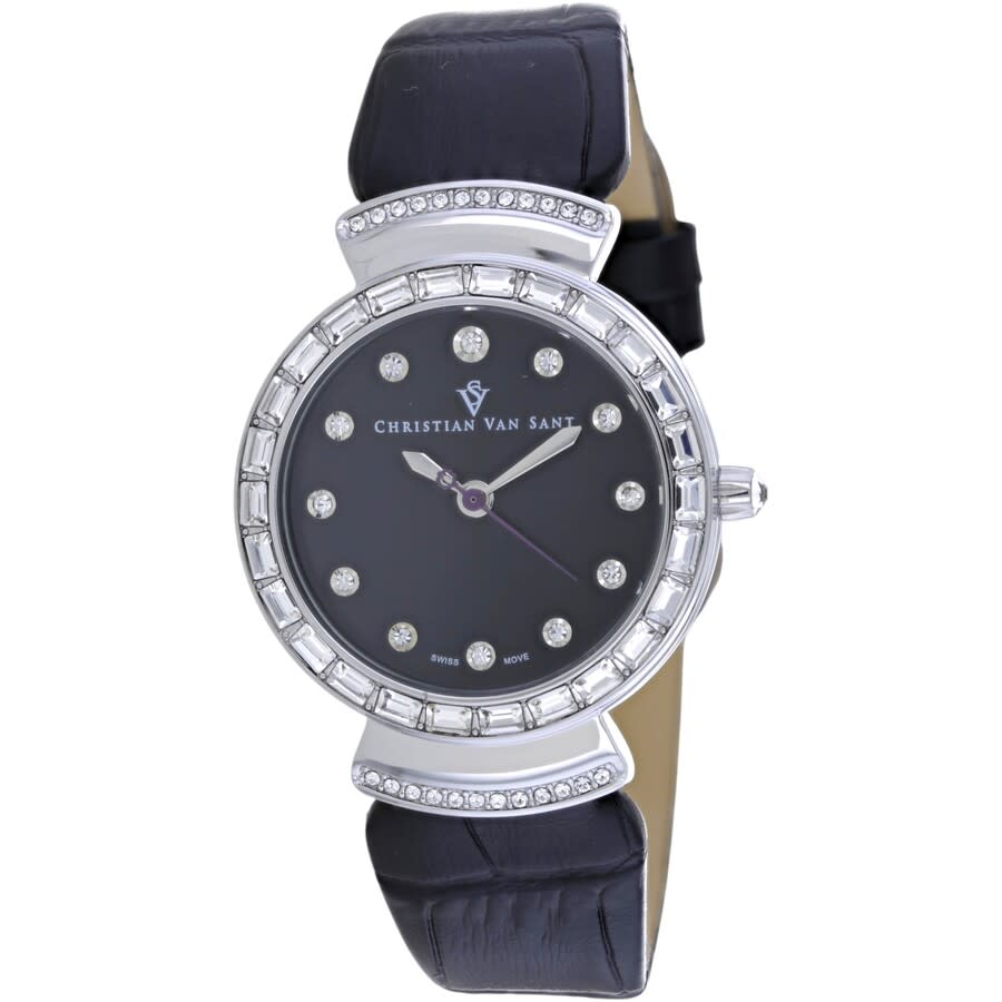Christian Van Sant Nova Black Dial Ladies Watch CV2940 219$