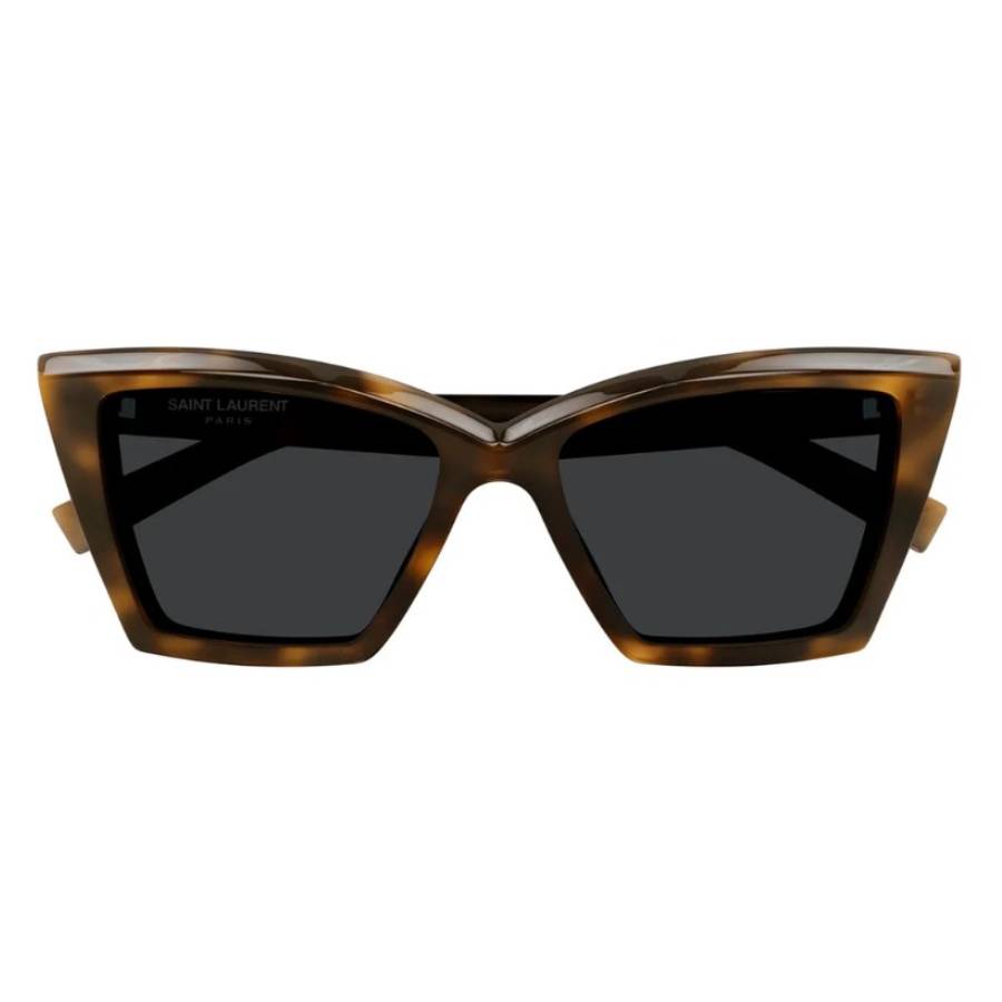 Saint Laurent Black Cat Eye Ladies Sunglasses SL 657/F 002 55